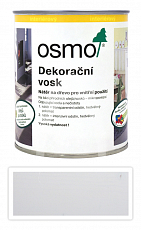 OSMO Dekorační vosk intenzivní odstíny 0.75 l Sníh 3188