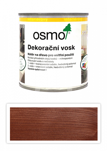 OSMO Dekorační vosk transparentní 0.375 l Mahagon 3138