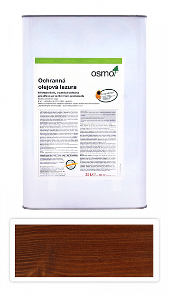 OSMO Ochranná olejová lazura 25 l Teak 708