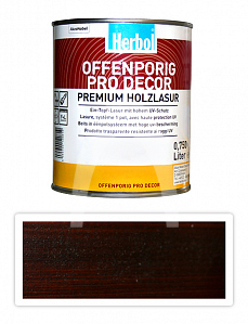 HERBOL Offenporig Pro Decor - univerzální lazura na dřevo 0.75 l Palisandr 8409