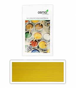 OSMO Dekorační vosk intenzivní odstíny 0.005 l Žlutý 3105 vzorek