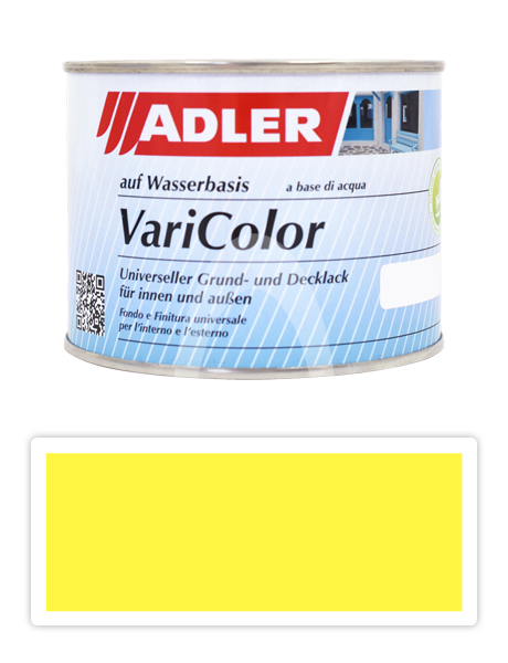 ADLER Varicolor - vodou ředitelná krycí barva univerzál 0.375 l Sírově žlutá RAL 1016