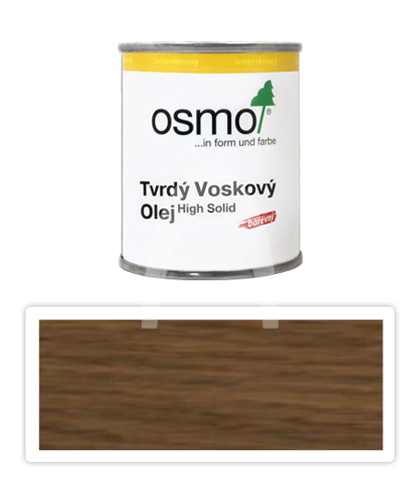 OSMO Tvrdý voskový olej barevný pro interiéry 0.125 l černý 3075
