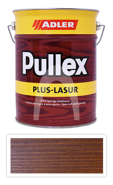 ADLER Pullex Plus Lasur - lazura na ochranu dřeva v exteriéru 4.5 l Ořech 50323