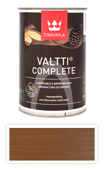 TIKKURILA Valtti Complete - matná tenkovrstvá lazura s ochranou proti UV záření 0.9 l Pouta 5052