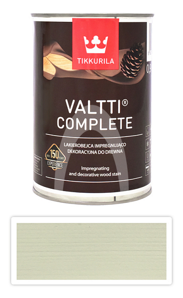 TIKKURILA Valtti Complete - matná tenkovrstvá lazura s ochranou proti UV záření 0.9 l Lumi 5060