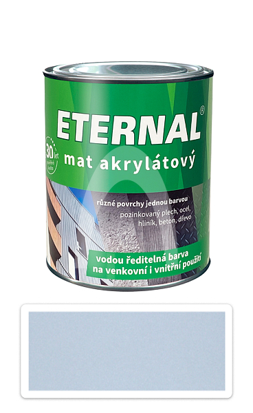 ETERNAL Mat akrylátový - vodou ředitelná barva 0.7 l Světle šedá 02