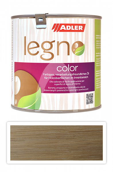ADLER Legno Color - zbarvující olej pro ošetření dřevin 0.75 l SK 02