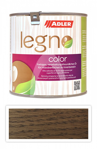 ADLER Legno Color - zbarvující olej pro ošetření dřevin 0.75 l SK 06