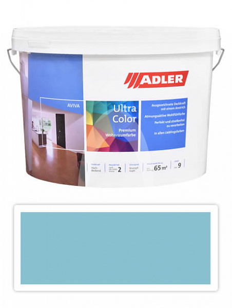 Adler Aviva Ultra Color - malířská barva na stěny v interiéru 9 l Eisblume AS 17/3