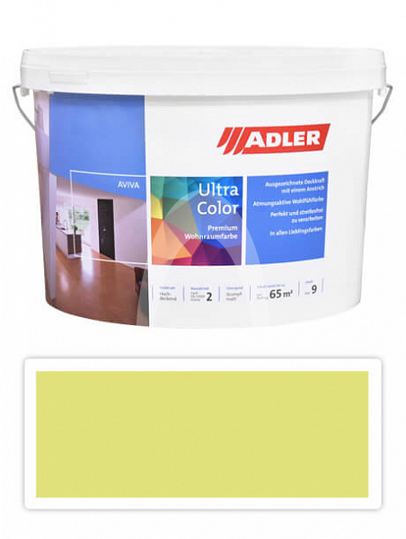 Adler Aviva Ultra Color - malířská barva na stěny v interiéru 9 l Frauenmantel AS 20/5