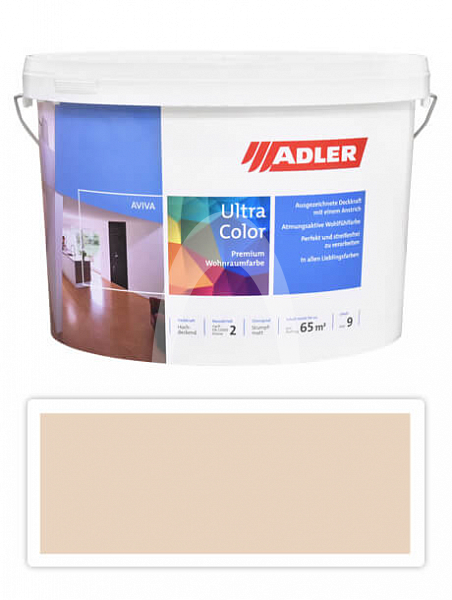 Adler Aviva Ultra Color - malířská barva na stěny v interiéru 9 l Höhenweg AS 05/4
