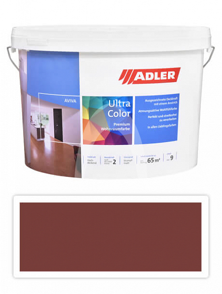 Adler Aviva Ultra Color - malířská barva na stěny v interiéru 9 l Kohlröschen AS 14/5