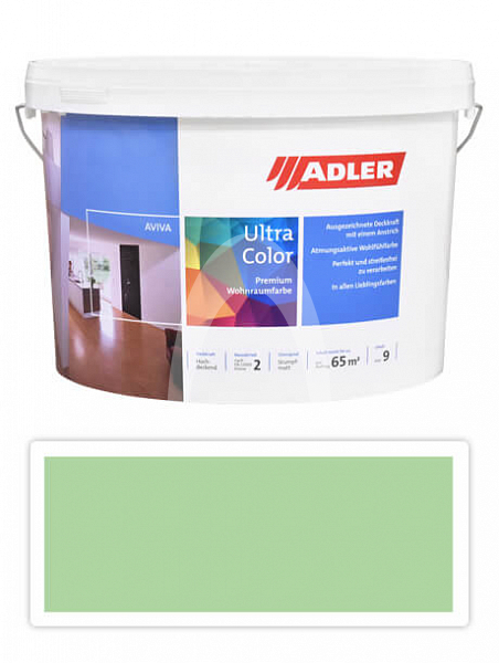 Adler Aviva Ultra Color - malířská barva na stěny v interiéru 9 l Meisterwurz AS 19/2