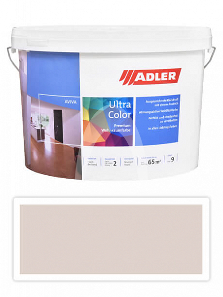 Adler Aviva Ultra Color - malířská barva na stěny v interiéru 9 l Nachtigall AS 03/3