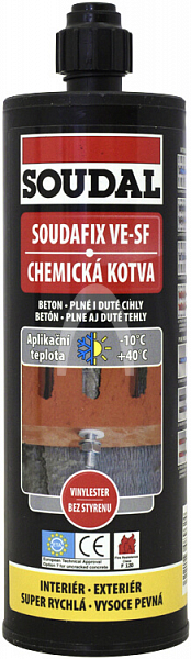 SOUDAL SOUDAFIX VE-SF - chemická kotva 380 ml