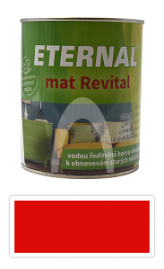 ETERNAL mat Revital - univerzální vodou ředitelná akrylátová barva 0.7 l Červená RAL 3020
