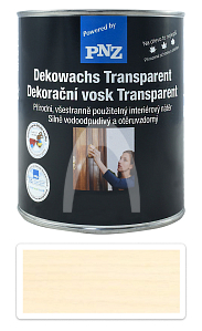 PNZ Dekorační vosk Transparent 0.75 l Bříza
