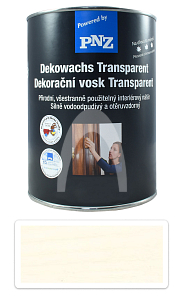 PNZ Dekorační vosk Transparent 2.5 l Bílý