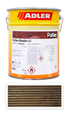 ADLER Pullex Bodenöl - terasový olej 10 l Antická hnědá