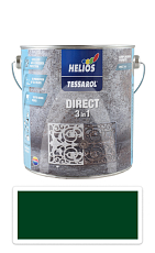 TESSAROL Direct 3in1 - antikorozní barva na kov 2.5 l Zelená RAL 6005