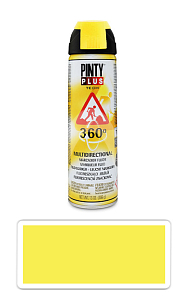 PINTYPLUS TECH - fluorescenční značkovací sprej s 360° tryskou 500 ml Žlutý T146