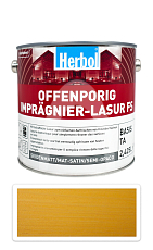 HERBOL Offenporig Impragnier-Lasur FS - impregnační lazura na dřevo 2.5 l Borovice